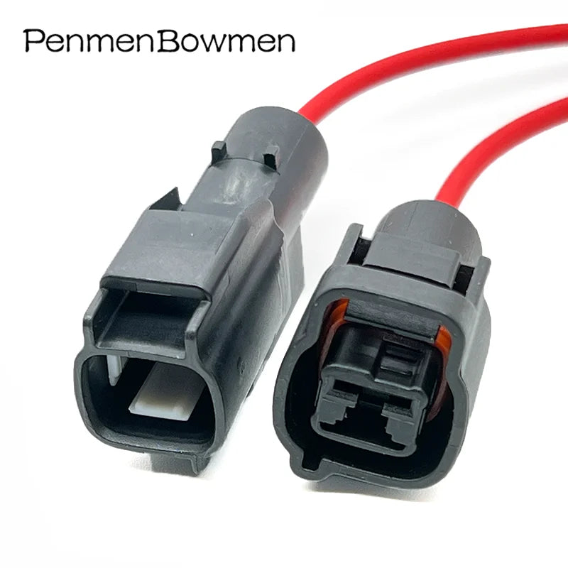 1 Set 1 Pin Car High Current Fan Electrical Connectors Waterproof Female Male Wire Harness Plug MG650943-5 MG640944-5 For KIA
