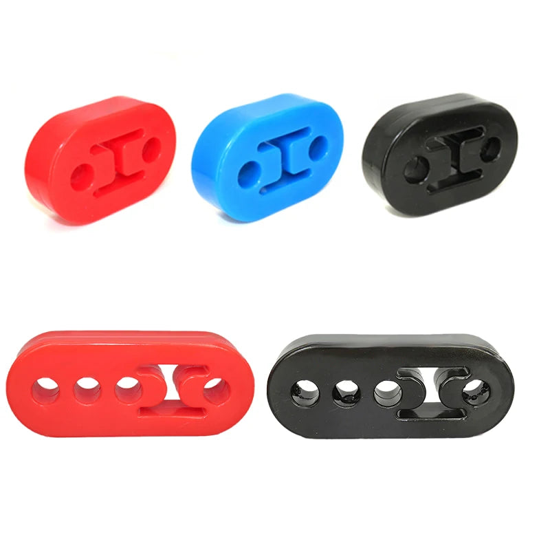 Universal Car Exhaust Pipe Mount Brackets Hanger Insulator Polyurethane Hanger Liner Bracket 2 Holes 4 Holes