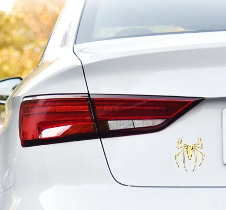 Car Universal 3D Metal Three-dimensional Car Stickers Spider Auto Emblem Decal Car Styling Decoration Auto Exterior Amagi