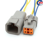 1 set cable wire harness connector housing plug connector DTP04-4P ATP04-4P DTP06-4S ATP06-4S DTP06-2S DTP04-2P