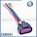 12 Pin/way Automobile waterproof connector Front Lamp Headlight Wire harness plug 15326849 15326854 For Roewe I5 MG5 MG 5
