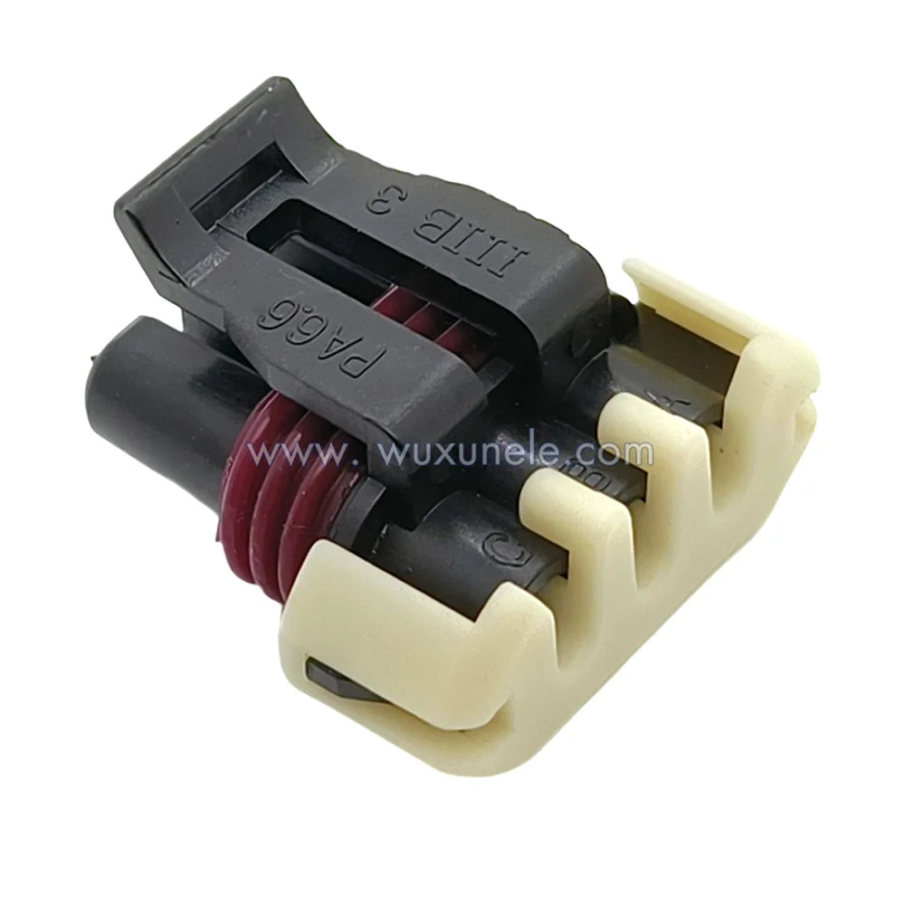 50 Sets 3-Pin Sealed Wire Connectors Automotive Temperature Sensor Plug 12129946 for Vehicle Electrical Wiring Systems