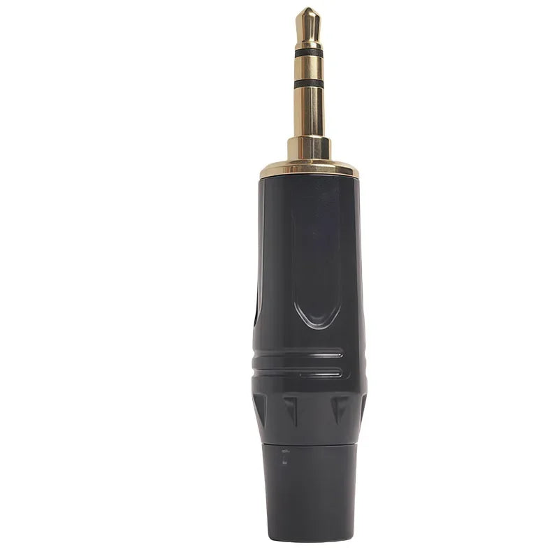 Gold-Plated 3.5mm Stereo Audio Plug Connector, DIY Soldering Jack for Headphone, Microphone, Speaker, AUX Cable Repair