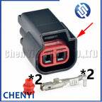 2 Pin Automotive Ignition coil connector Camshaft position sensor harness plug E-3979 WPT-905 8U2Z-14S411-EA For Ford Lincoln