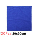 20/1pcs Car Wash Microfiber Towels Soft Drying Cloth Hemming Washing Towel Universal Automatic Motorcycle Vehicle Cleaning Tools