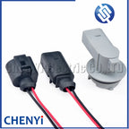 2 Pin Auto connector Turn Signal Light 1156 Bulb Socket Light Lamp  Holder Wire harness plug 1H0953123F 1J0973722 8B0973822