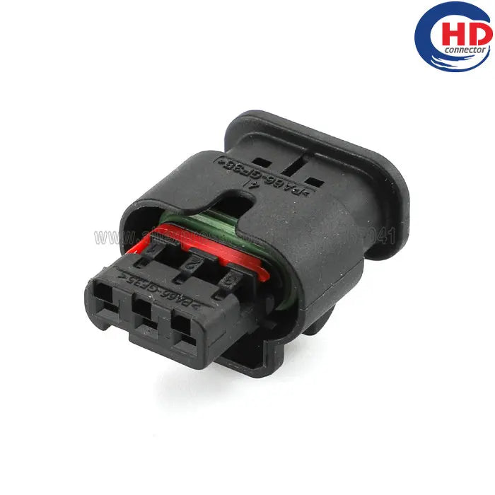 3pin female auto waterproof wiring electrical cable harness connector 1488991-1