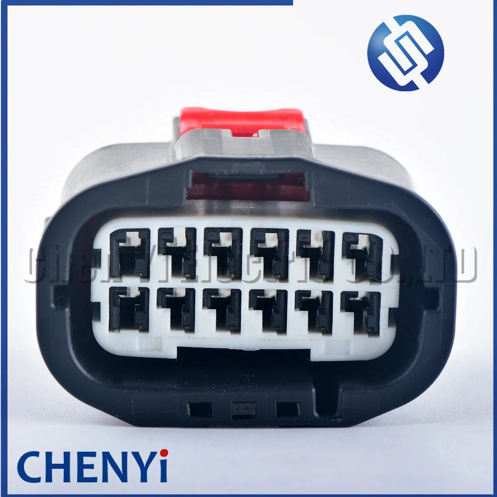 12 Pin waterproof connector Car headlight plug Front bumper radar plug 7283-2432-30 For Chrysler Ford Range Rover Discovery