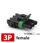 2.5 Series Automotive Waterproof Connector 1/2/3/4/6Pin Male And Female Plugs Haltech MAP TPS Wire Connector For GM