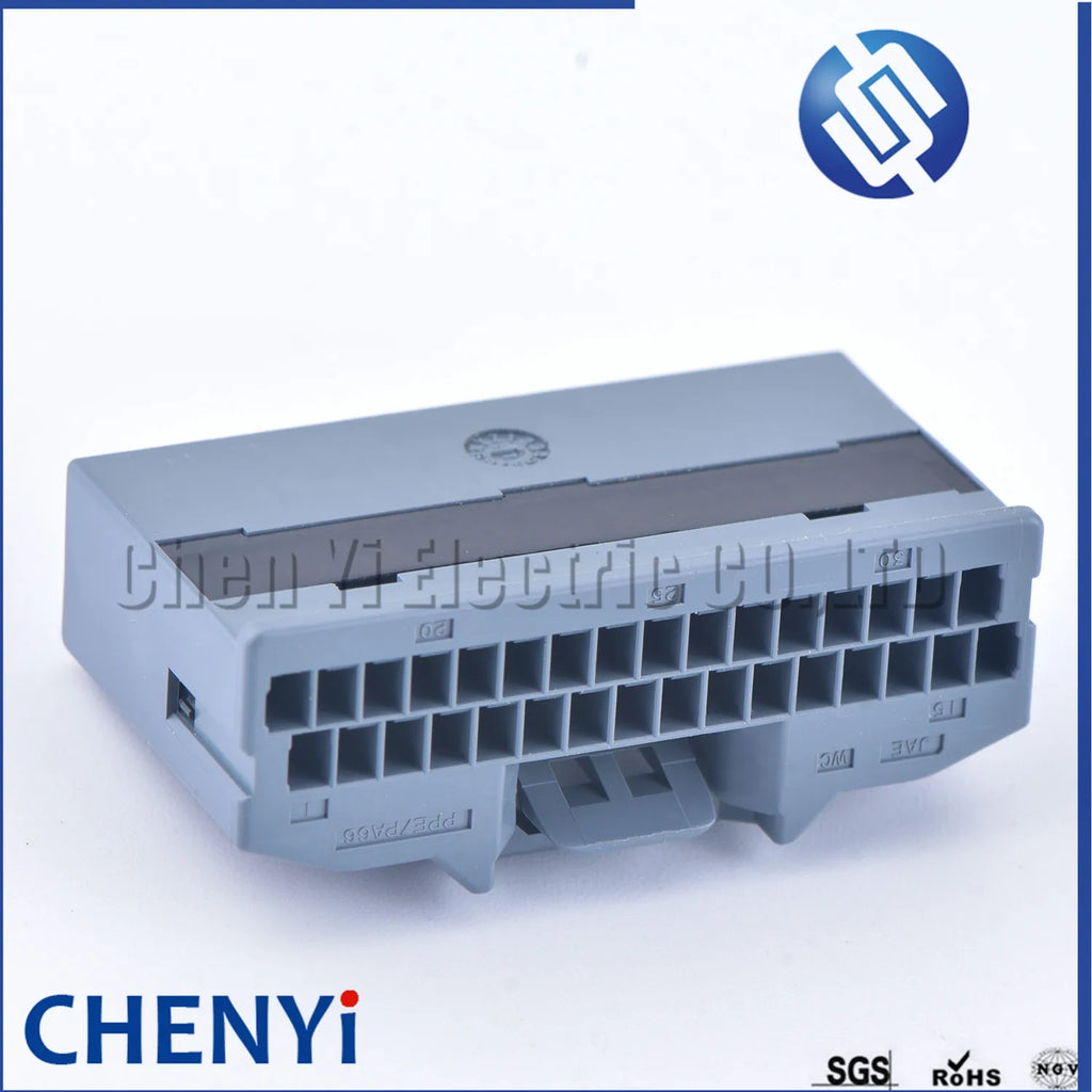 1set 32 Pin Automotive Navigation Central Control Instrument Socket Electrical Wire Connector MX34032SF1 For Honda with Pins