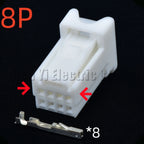 8 Pin Automotive Connectors Shift lever shift module assembly Wire harness Plug 90980-1...
