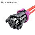 1 Set 3 Pin Car Circular Fog Lamp Female Plug Electrical Cable Connectors Wire Harness for Toyota Mazda 813972928 813972927