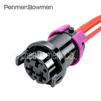 1 Set 3 Pin Car Circular Fog Lamp Female Plug Electrical Cable Connectors Wire Harness for Toyota Mazda 813972928 813972927