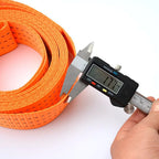 Adjustable Secure Tie-Down For Safe Luggage Transport Heavy-Duty Car And Truck Front Cargo Ratchet Strap With Metal Buckle