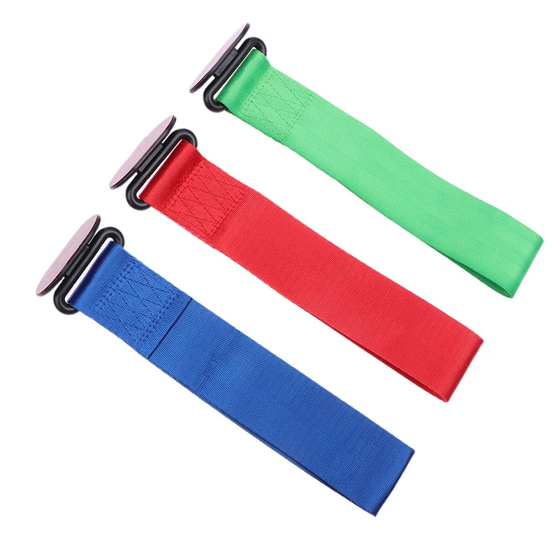High Strength Car Color Pendant Tow Strap Belt Tow Rope Sticker Ribbon Car Decor Sticker Trailer Ropes Bumper Towing Strap