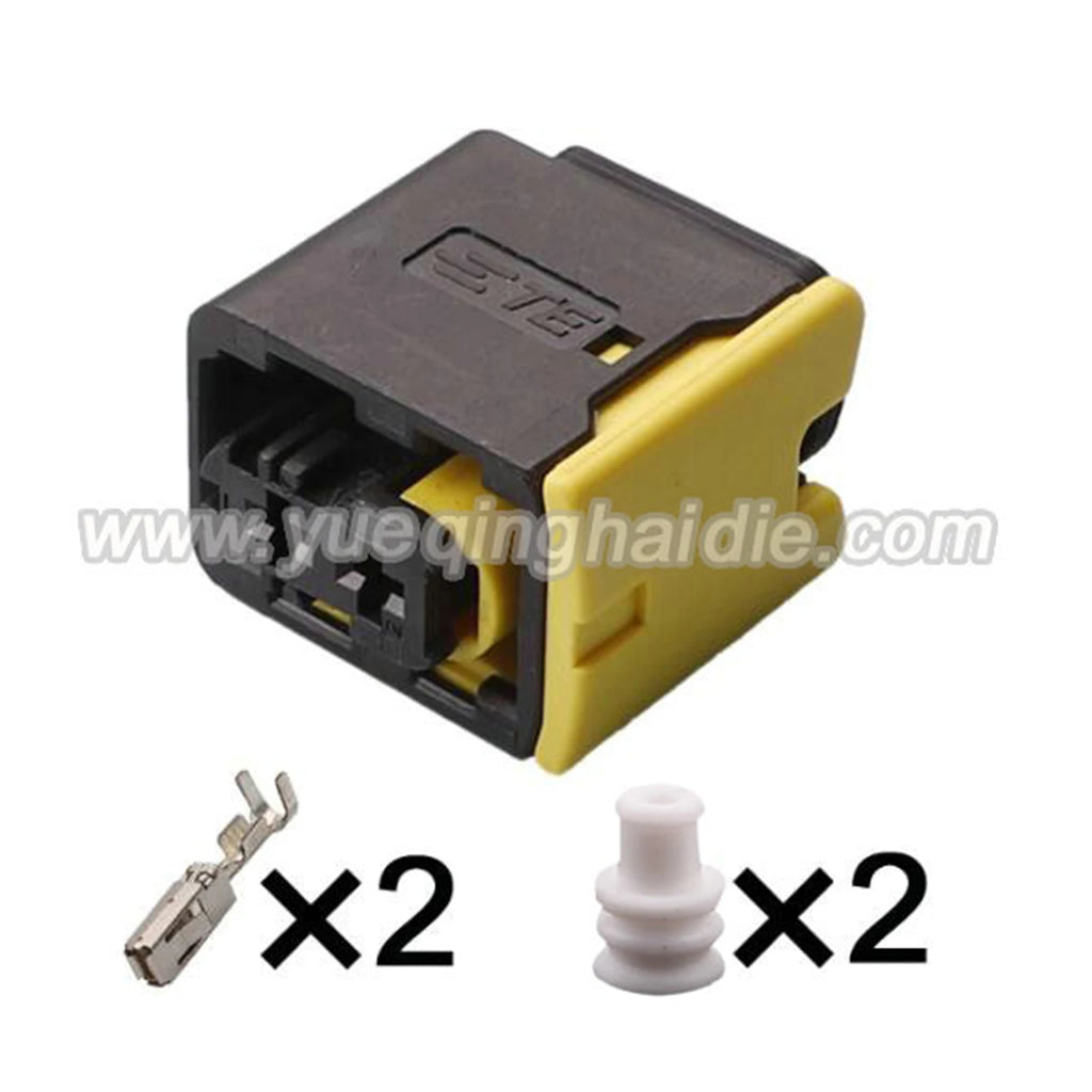 2Pin Connector Waterproof 3.5mm Male Female Connectors Terminal Wire Harness Plug Socket AC Assembly 1-1418483-1 1-1703841-1