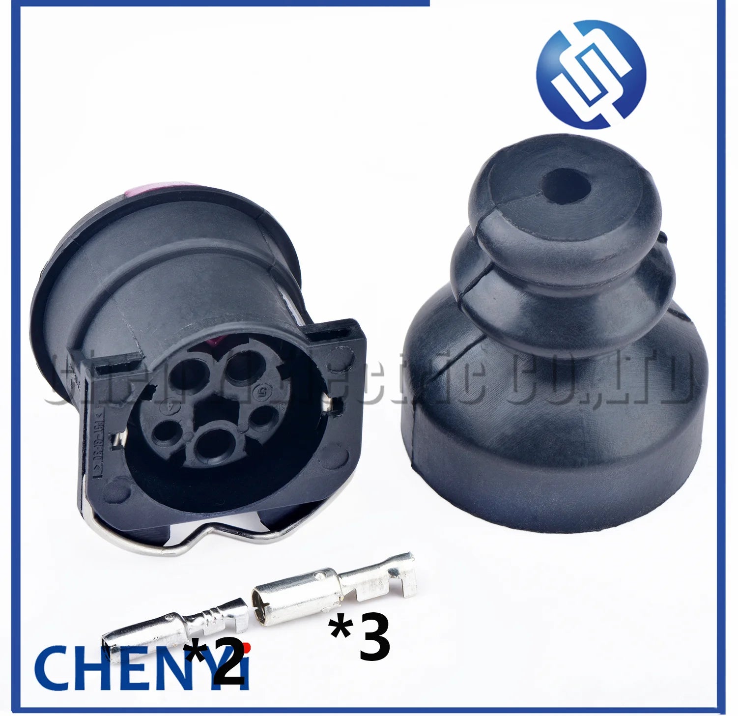 5 Pin Automotive waterproof connector Headlight Wire harness plug 8D0971966 With pins For J6 J6P J6L