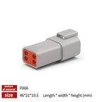 1Set Deutsch DT Series Multi-Pin Bundle (2P/3P/4P/6P/8P) | 22-16AWG Sealed Plug & Socket for Auto Electronics Upgrade DT04-2P