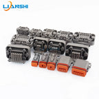 DT13-2P Dechi type automotive waterproof connector DT15-4P PCB panel pin socket plug DT06-6S