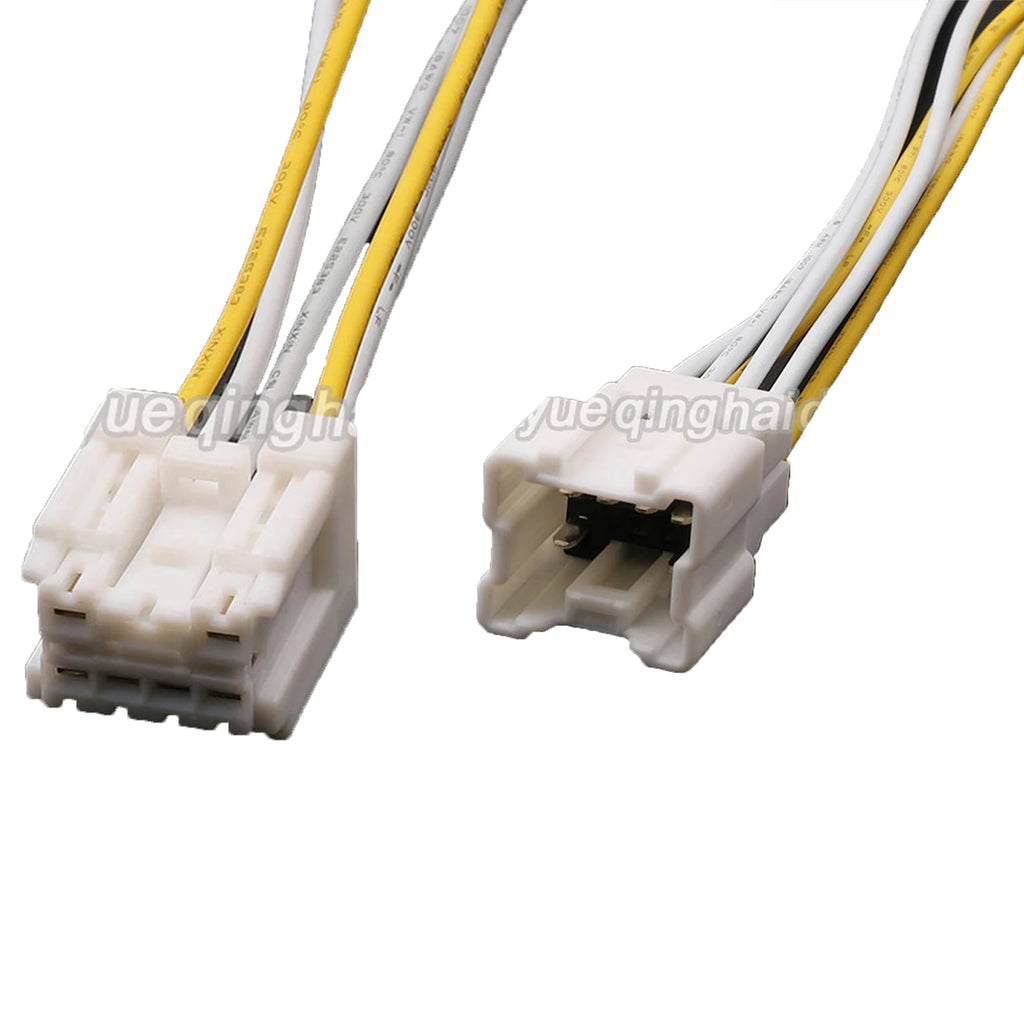 6-PIN Connector Unsealed 2.2mm Male Female Connector Automobile Wire Harness Cable Plug For Nissan sylphy 6098-6947 6098-6970