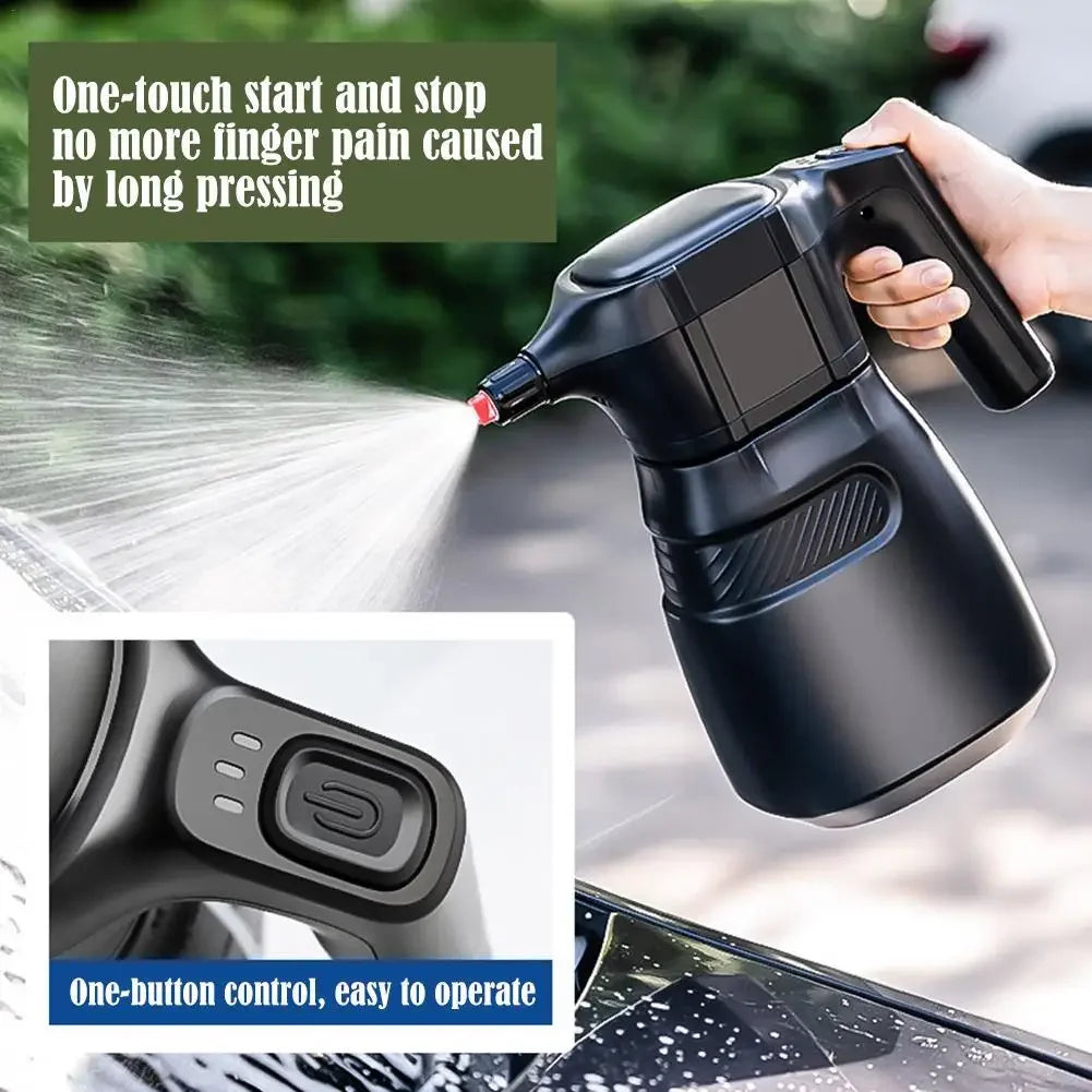 Electric Foam Sprayer Car Wash Clean Detailing Snow Cannon High Pressure Water Gun Rechargeable For Car Wash Foam Can Amagi