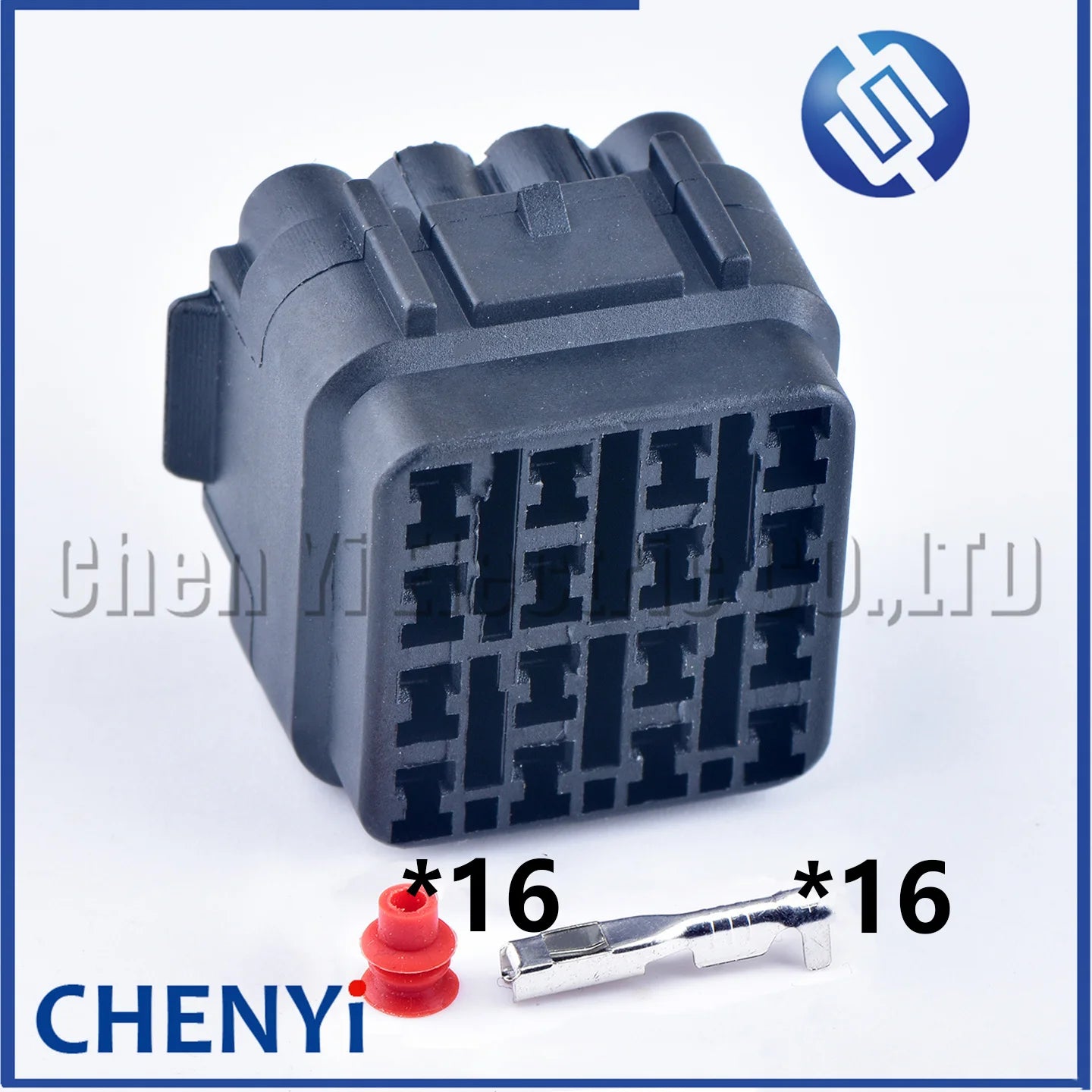 1 Set Black 16 Pin Auto Waterproof Electric Wire Cable Connector Male Or Female Socket Plug 6085-0510 6188-0353 6185-0510