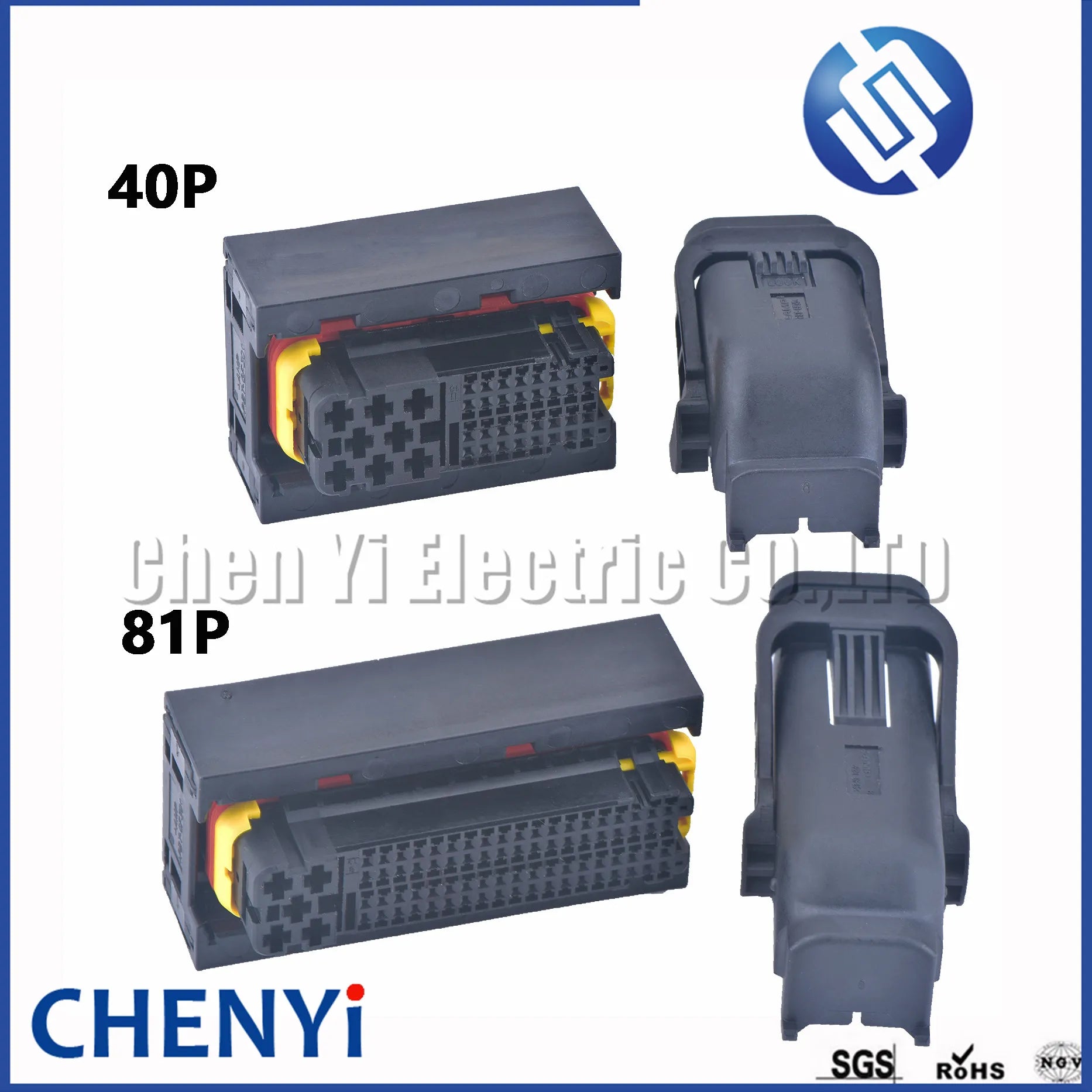 40 Pin 81 Pin 121 Pin PCB ECU Socket Engine computer board Connector ME7 EDC15 Wire plug 1473244-1 1473247-1 1473252-1 With Pins