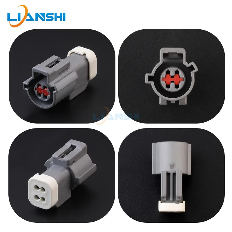 Round car connector Car water temperature sensor plug 4p male/female connector with terminal DJ70410-1.5-11/21