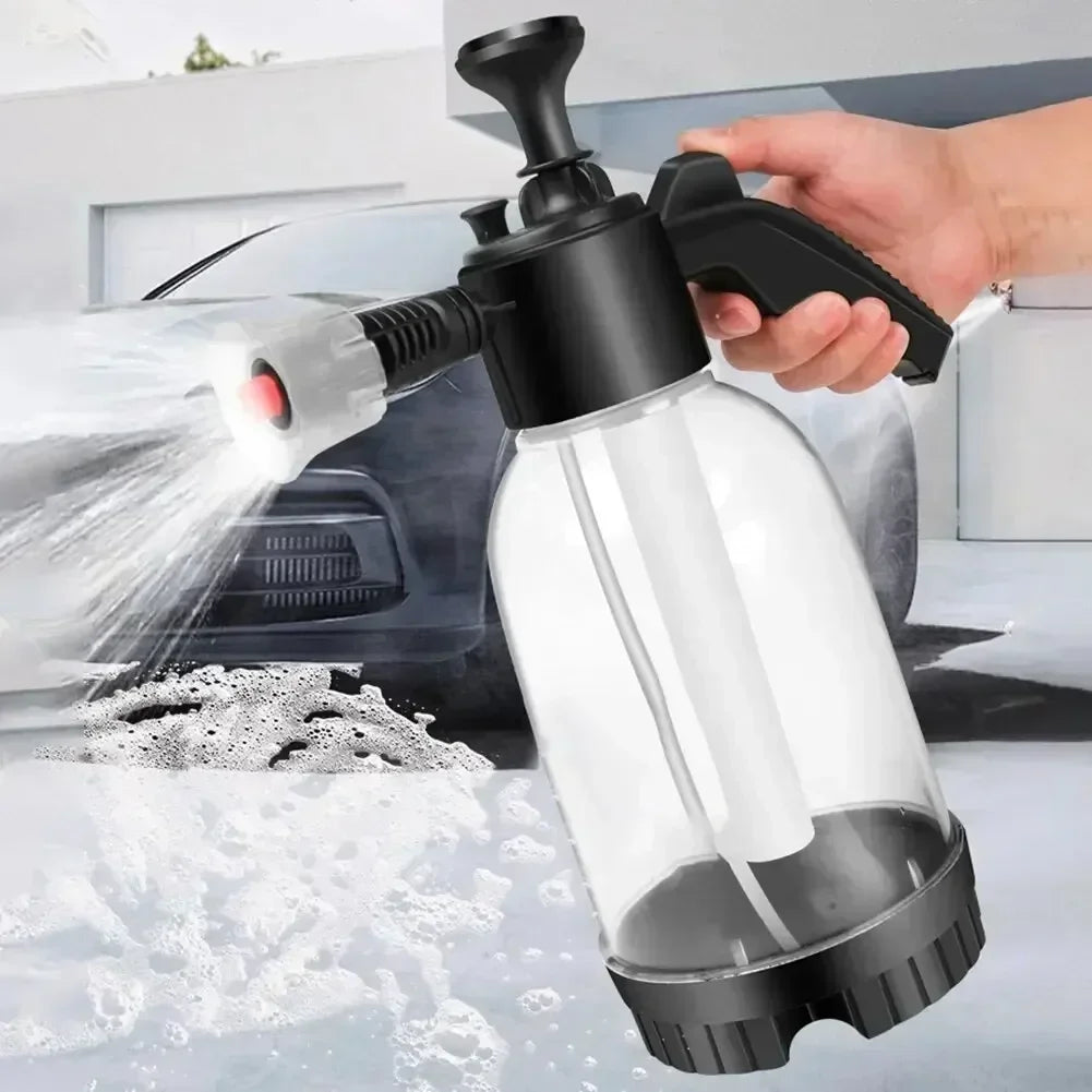 High Pressure 2L Household Car Dual-use Cleaning Foam Spray Pot Acid Alkali Resistant Large Capacity Glass Spray Pot Fan Amagi