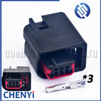 3 Pin Female Automobile waterproof Connectors 1438454-1 For 4x4 traction control Hall sensor Wire harness Plug
