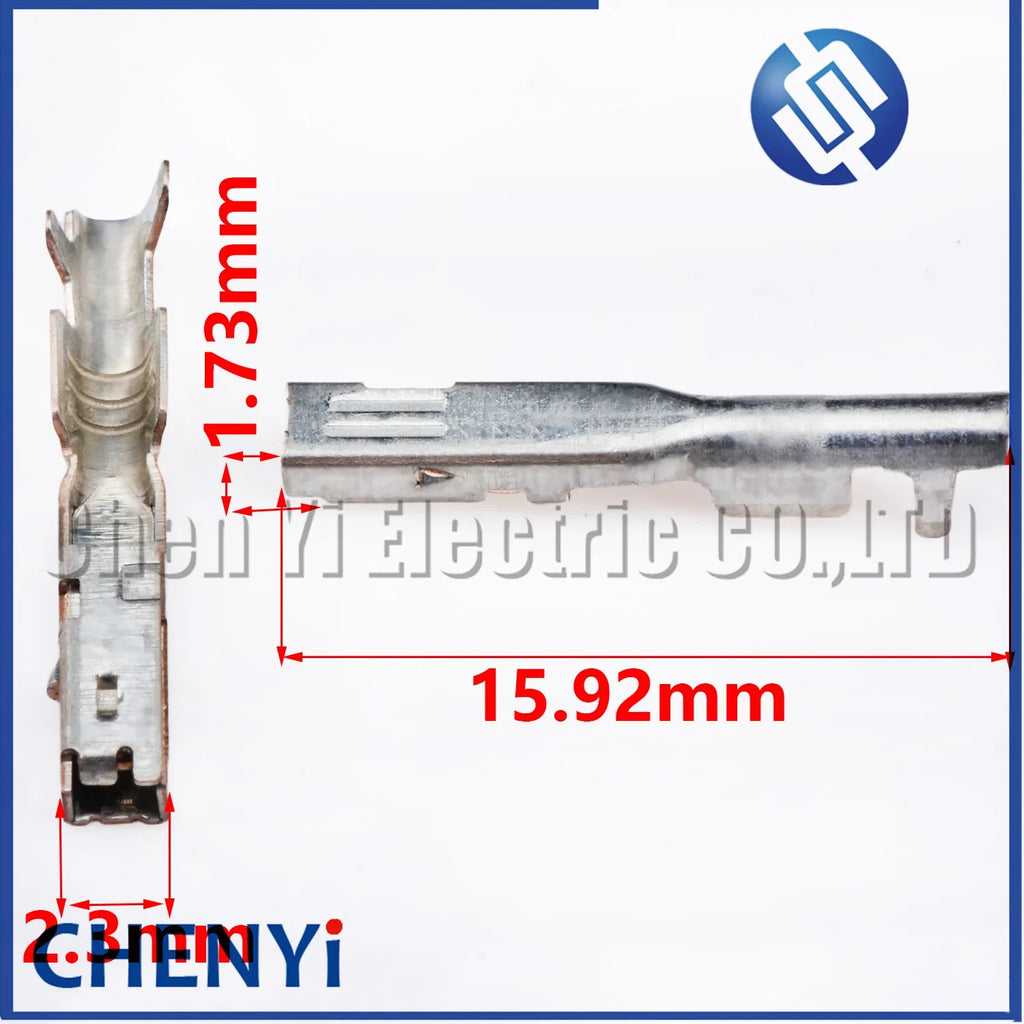 50 Pcs Auto Electrical Car Crimp Wire Female 0.35-0.5mm Terminal Splice loose Pins 8240-0447 For Connector Plug