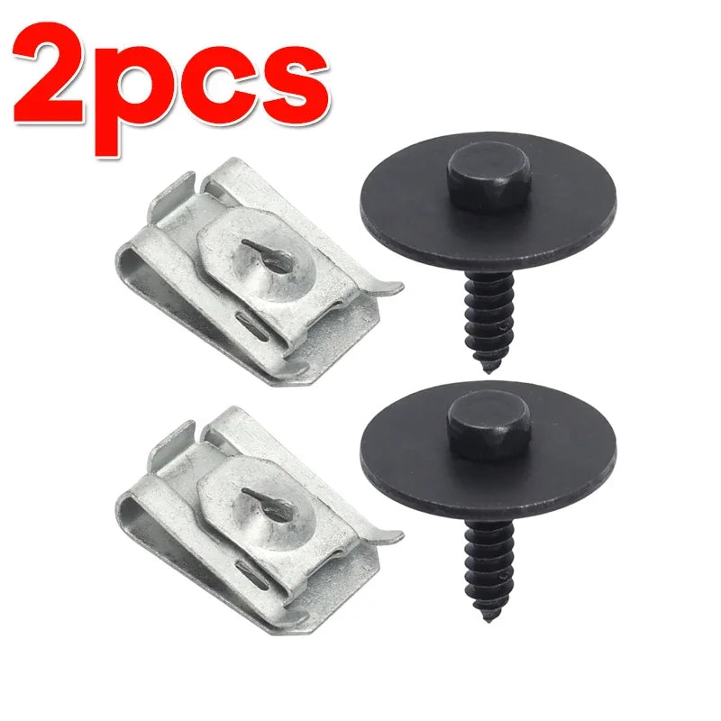 Bumper Cover Fender Liner Fender Screw and Self-Locking U-Nut Kit Part Numbers 07149126886 07146951655 Bumper Clips 1-10pcs