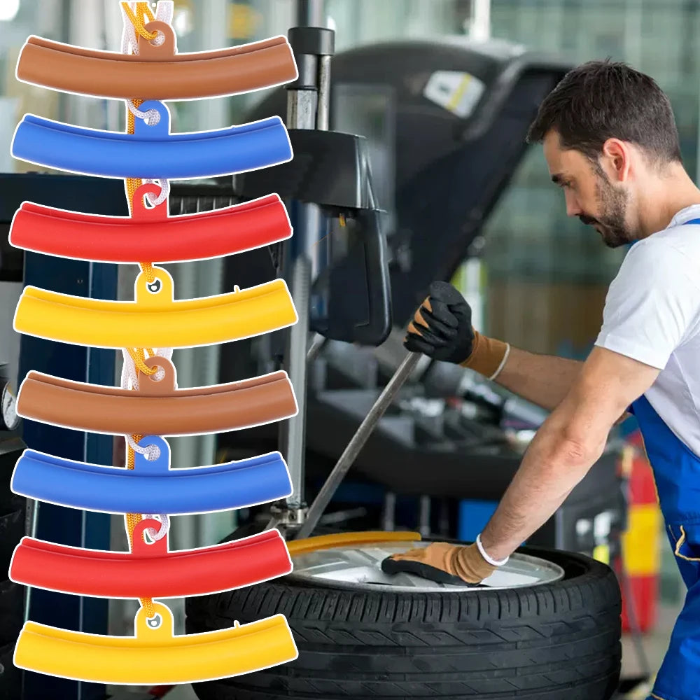Rim Protectors Car Motorcycle Wheel Guard Bicycle Wheel Rim Protector Tire Change Protection Tool Car Repair Tool Tire Changer