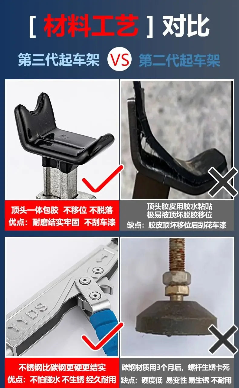 Motorcycle Jack Lifting Frame Unilateral Parking Device Rear Wheel Washing Chain Removal Tire Maintenance Universal Type Amagi