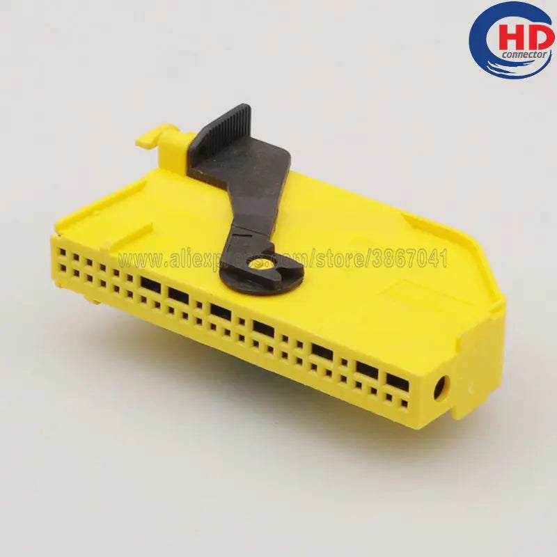 Auto 43pin yellow female plug wire cable harness connector HD431-0.6-4.8-21