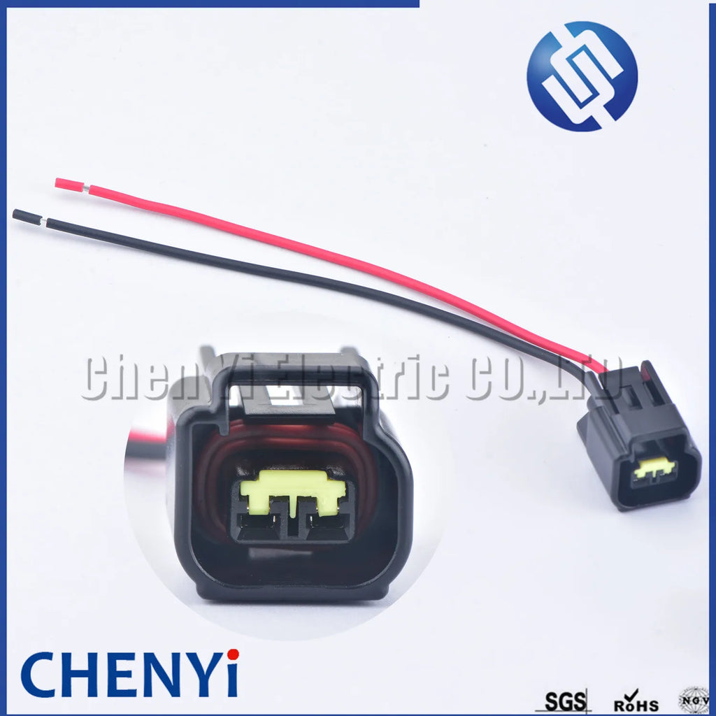 2 Pin Automotive waterproof connector harness Ignition Coil Wire Harness plug FW-C-2F-B FW-C-2M-B for Ford Focus Yamaha Mazda