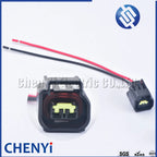 2 Pin Automotive waterproof connector harness Ignition Coil Wire Harness plug FW-C-2F-B FW-C-2M-B for Ford Focus Yamaha Mazda