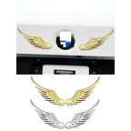 Car Decorative Wings, Three-dimensional Angel Wings Tail Stickers Metal Car Logo Personalized Decorative Car Stickers Amagi