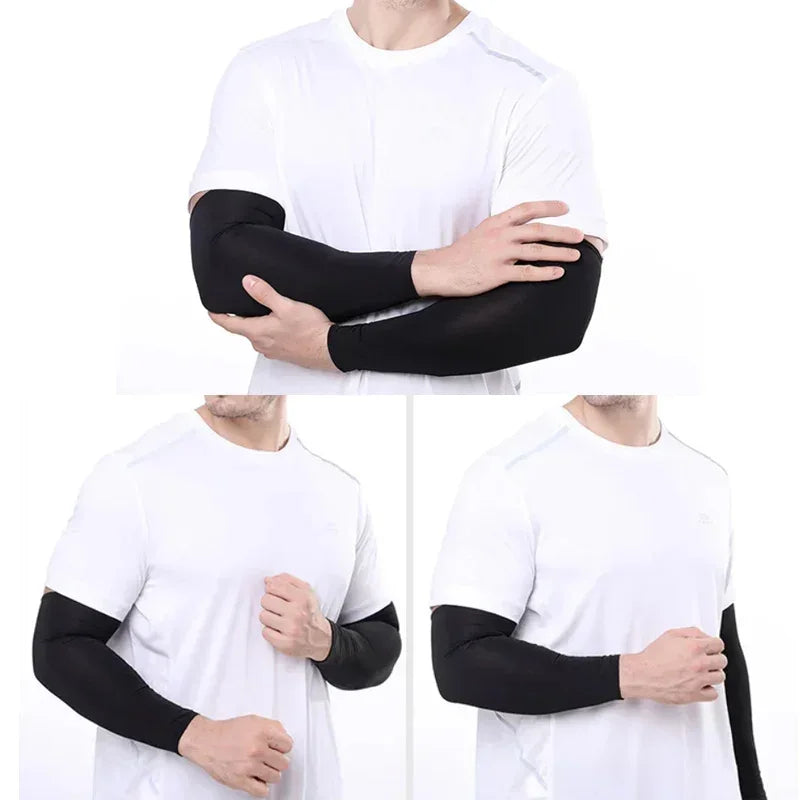 Tough Outdoors Sun Protection Sleeves UV Arm Sleeves for Men Women Golf Cooling Arm Baseball Sun Car Motorcycle Bicycle Amagi