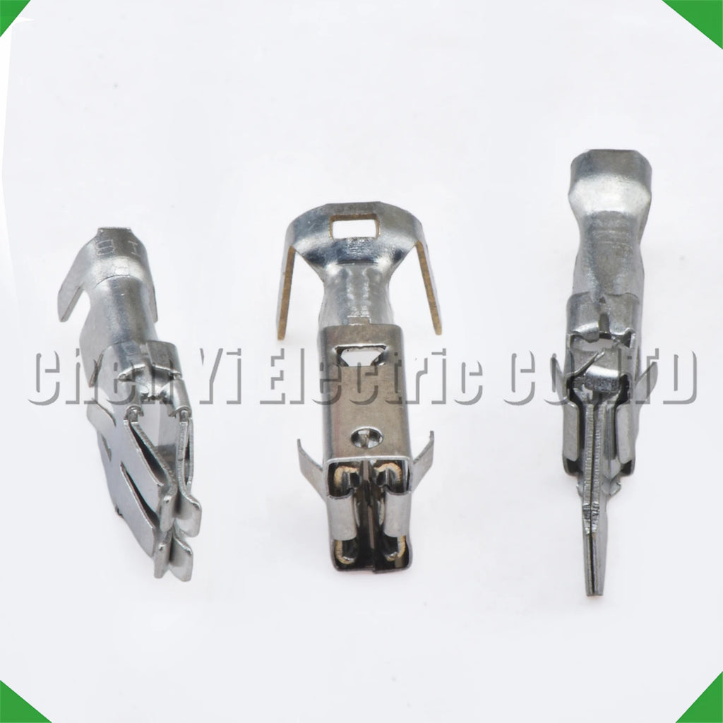 20 Pcs 6.3mm Male or Female wire Crimp Pins For 927837-1 1-968050-1 1241414-1 Sheath Au...