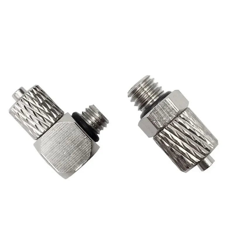 Mini Pneumatic Pipe Connector PC PL Screw Through Quick Fitting Fast Twist Joint ,Male Thread M3 M4 M5 M6 - Tube OD 3mm 4mm 6mm