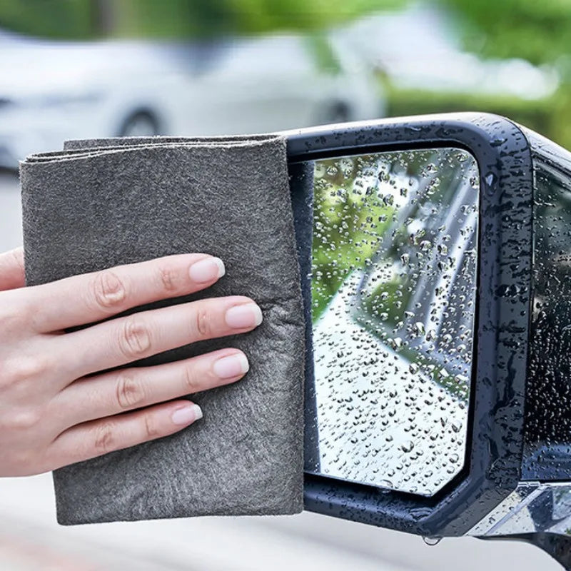 New Magic Cloth Thickened Cleaning Cloths No Trace Reusable Microfiber Car Window Glass Wiping Rags Towels Household Clean Tools