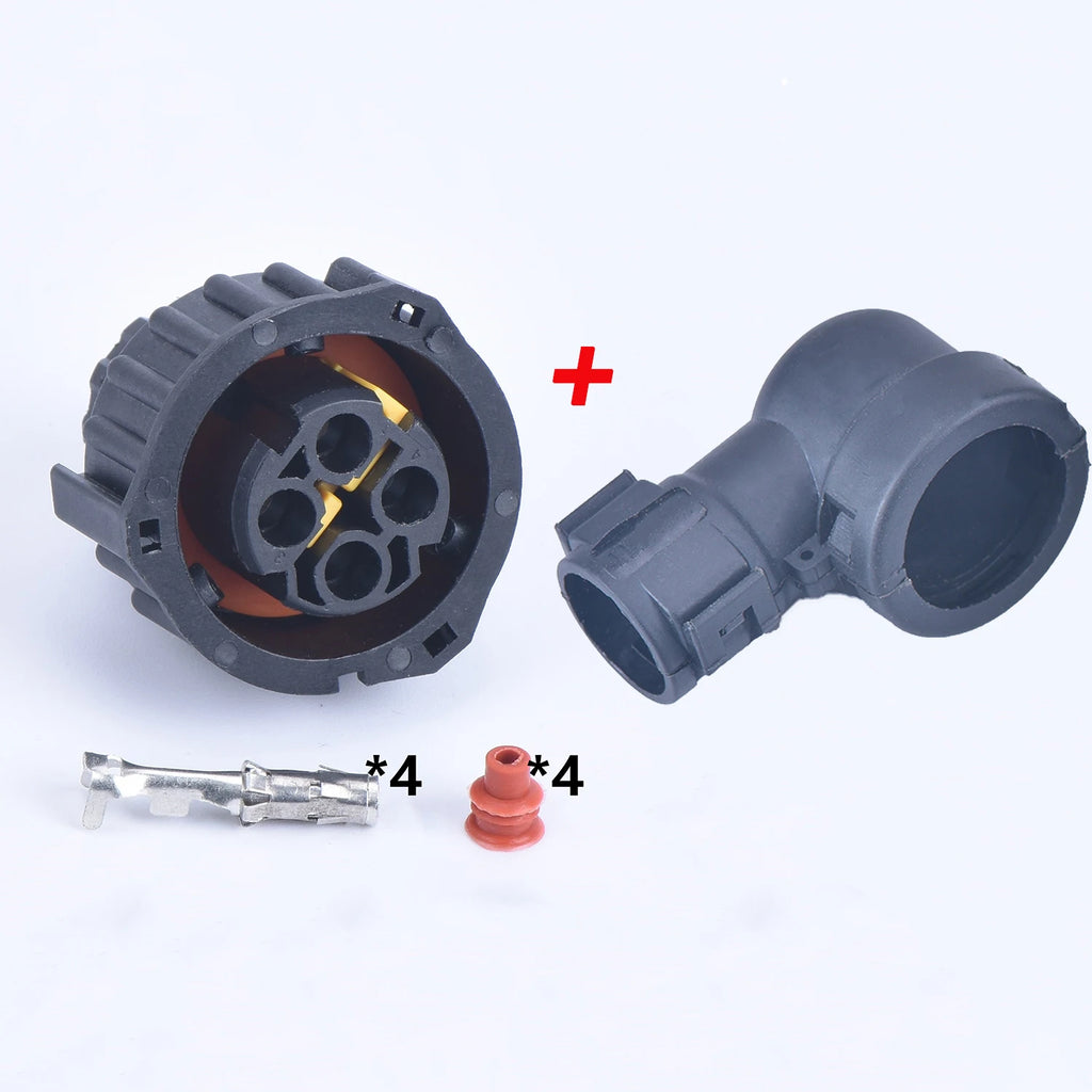 1 set 4 Pin Female 1-1813099-1 967325-1 1-1813099-2 Car Plug Waterproof Auto Connector Oxygen Sensor Speed sensor Plug