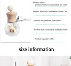 Cute Car Aromatherapy Pendant Air Conditioning Outlet Fashionable Aromatherapy Clip Essential Oil Empty Bottle Decoration Amagi