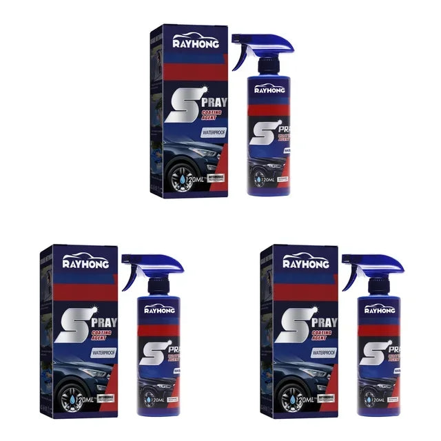 5PC Coating Renewal Agent 3 In 1 Ceramic Car Coating Spray Plastic Parts Refurbish Agent Fast-Acting Spray Waterless Wash amagi