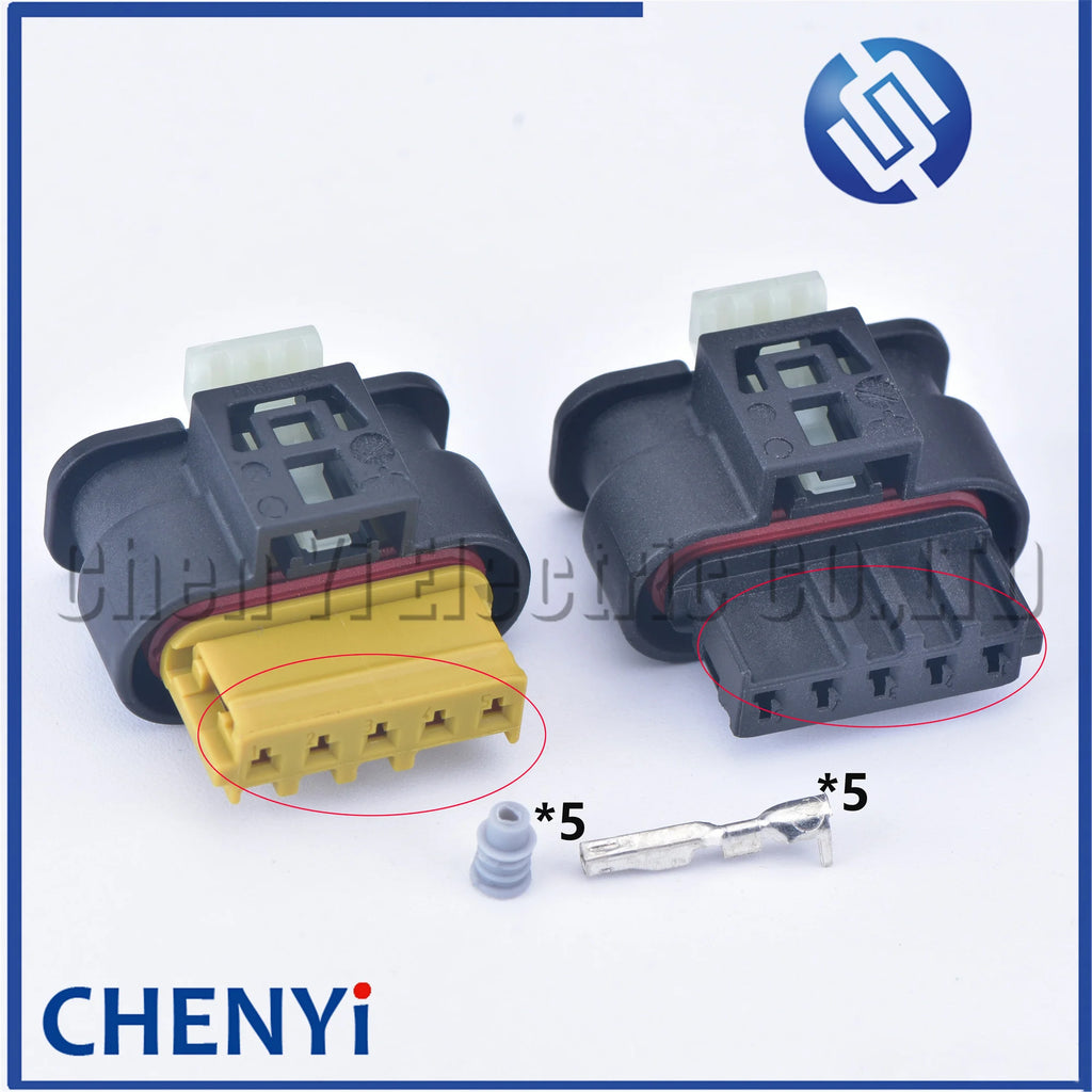 5 Pin Female Automotive waterproof Connector Air flow meter Sensor Plug Injector socket 8509445-02 8517903-02 805-123