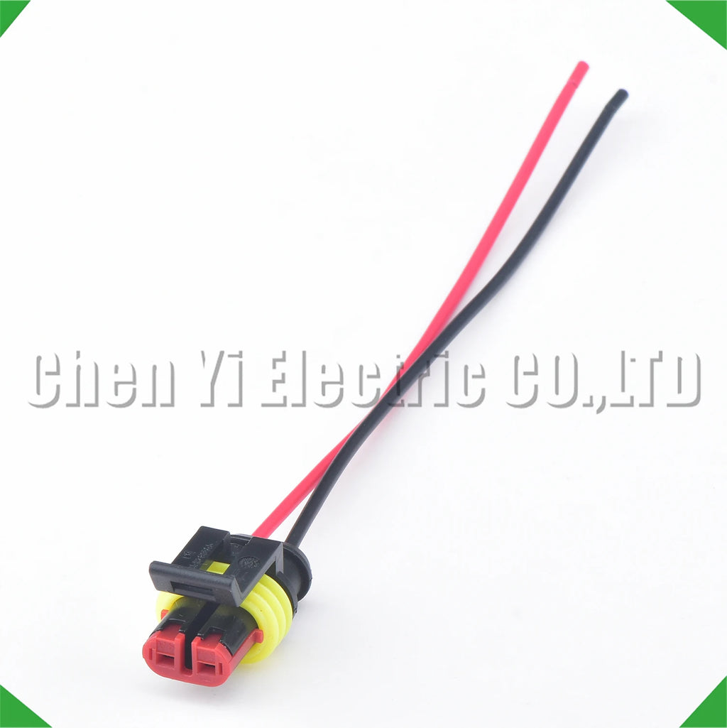 2-Pin Auto Connector Connector Female Super Waterproof Electrical Automotive Connector