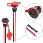 Type-C Female Chassis 2Pin Type-C Female Socket Connector Waterproof Jack Female Charging Port 3A USB-C Charger Plug Socket