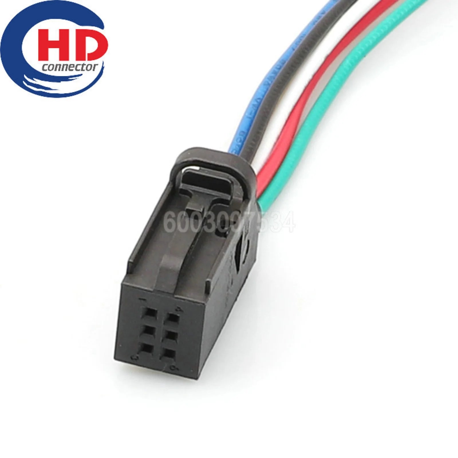 6 Pin Connector Unsealed 0.6mm Series Male Female Connectors Cable Plug Motorcycle Electrical Harnesses Wiring Harness 1534121-1
