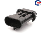 3pin auto waterproof electric plastic wire harness connector Blower resistor fan plug 12124686